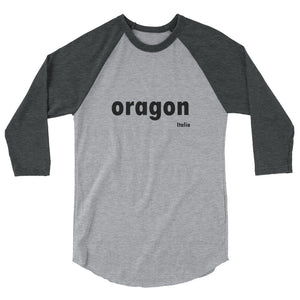 oragon IT 3/4 sleeve raglan shirt
