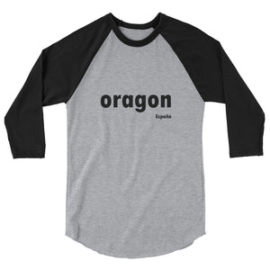 oragon ES 3/4 sleeve raglan shirt