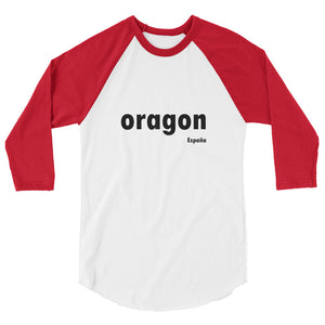 oragon ES 3/4 sleeve raglan shirt