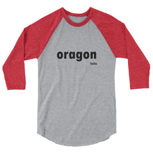 oragon IT 3/4 sleeve raglan shirt