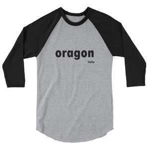 oragon IT 3/4 sleeve raglan shirt