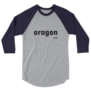 oragon IT 3/4 sleeve raglan shirt