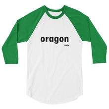 oragon IT 3/4 sleeve raglan shirt