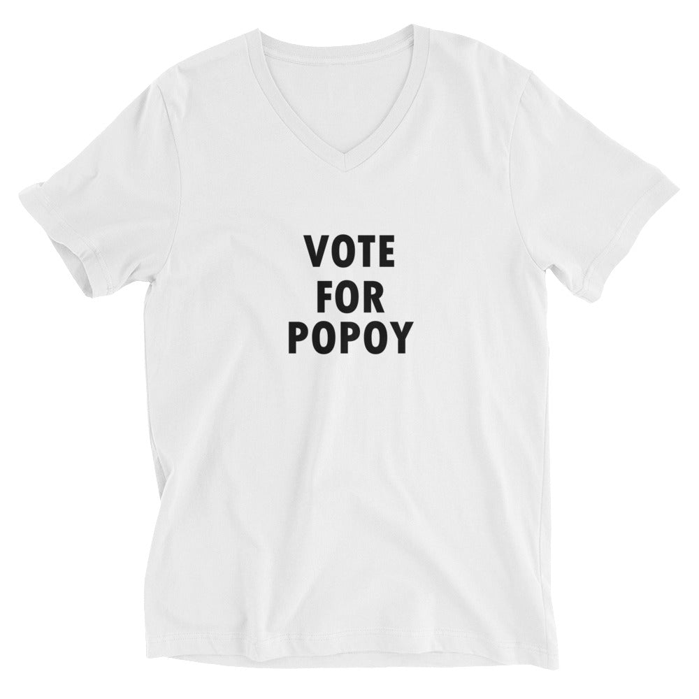 popoy tambay™ NY Unisex Short Sleeve V-Neck T-Shirt