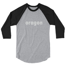 oragon 3/4 sleeve raglan shirt