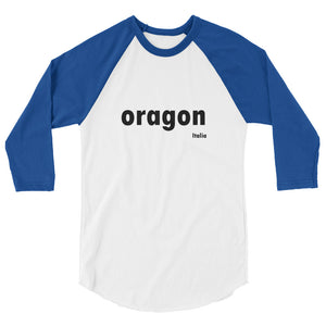 oragon IT 3/4 sleeve raglan shirt