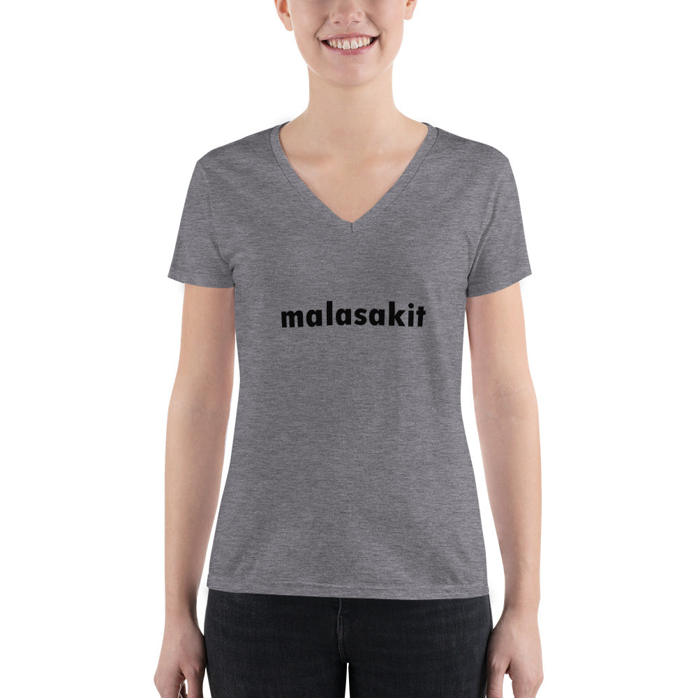 malasakit Women's Fashion Deep V-neck Tee