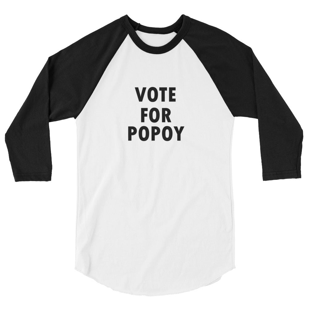 popoy tambay™ N 3/4 sleeve raglan shirt