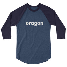 oragon 3/4 sleeve raglan shirt